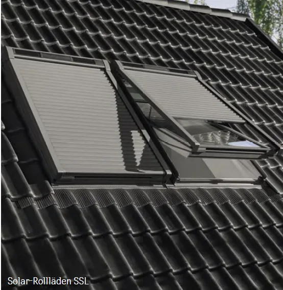 NEU  VELUX-Rollladen Solar SSL-K für alle Größen