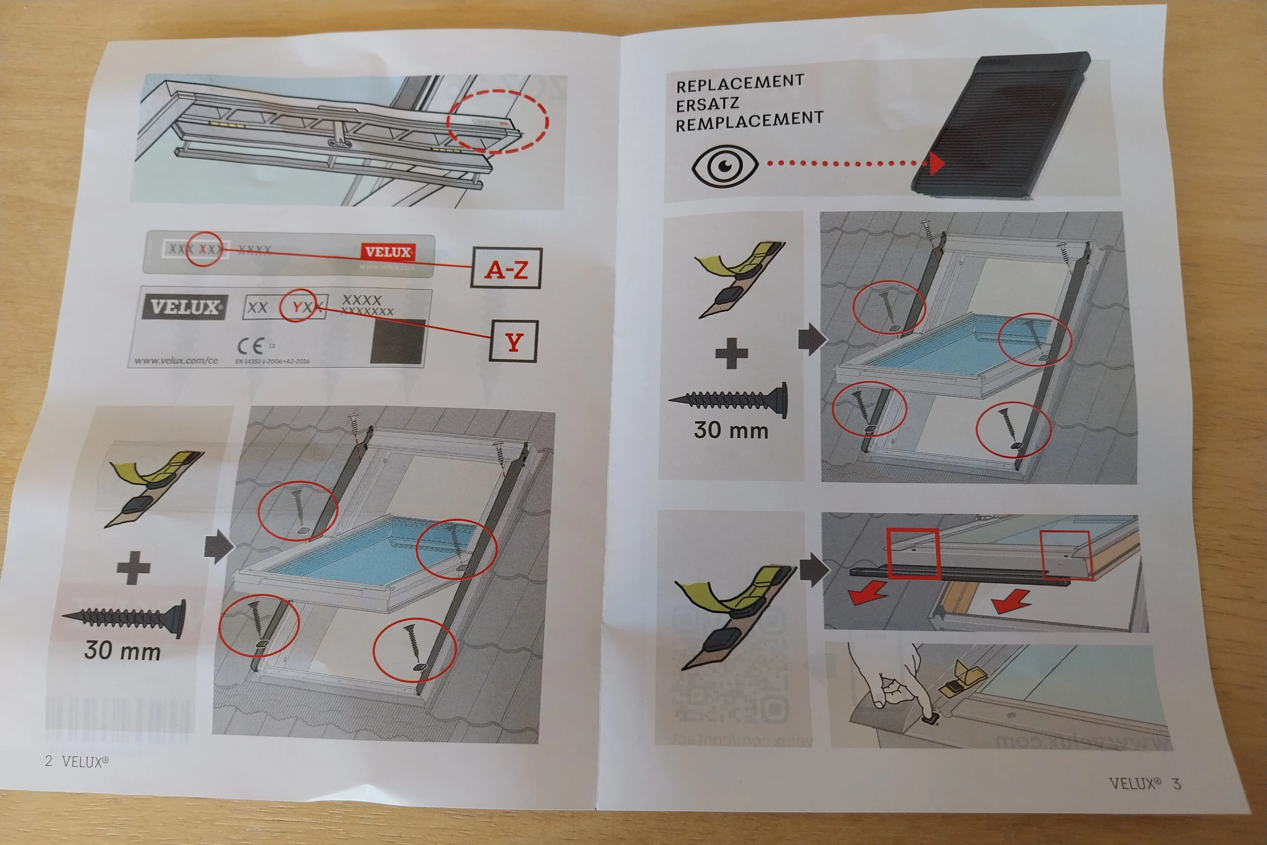 VELUX-Rollladen Montagebeutel ZOZ 262K