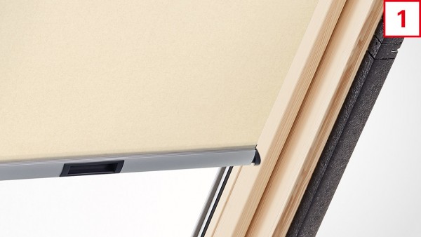 VELUX-Innenrollo RHL zum Einhängen für Fenstergröße M06/M08/M10/MK06/MK08/MK10